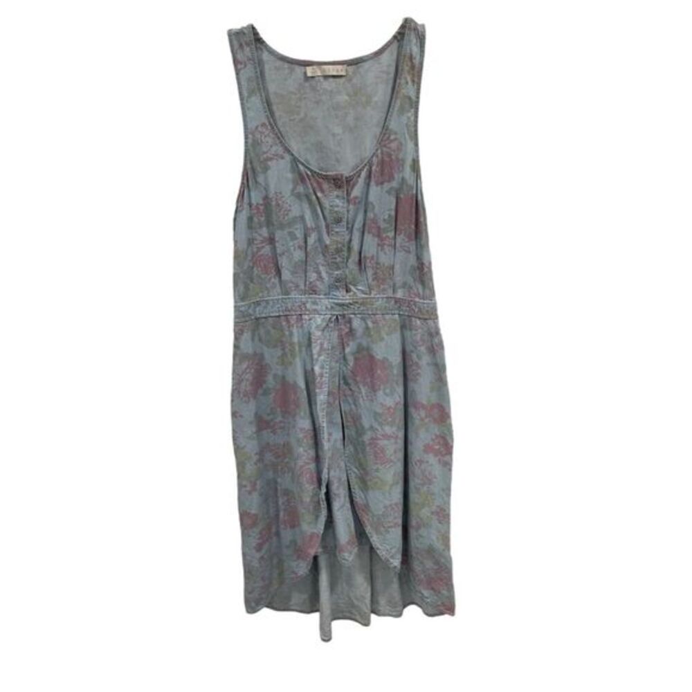 Hinge Dress S cottagecore Women's Floral Print Sleeveless Short Multicolor